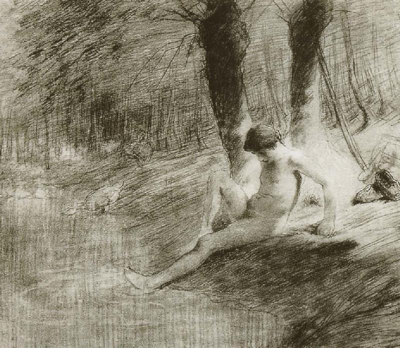 Jean Francois Millet Study of barther oil painting image